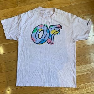 Odd Future T Shirt Adult Large Light Pink Multi Donut Wolf Gang Tyler Creator